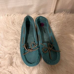 Turquoise Moccasins